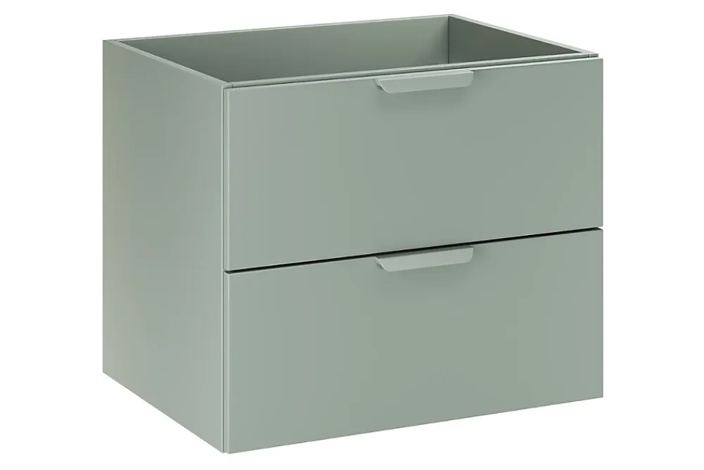 Meuble Sous Lavabo|Furnidea Meuble sous vasque suspendu ASTER vert 60 cm