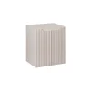 Meublorama Meuble sous vasque VANO 50 cm 2 portes Coloris marron congo L50 x P39 x H57 cm Meuble suspendu