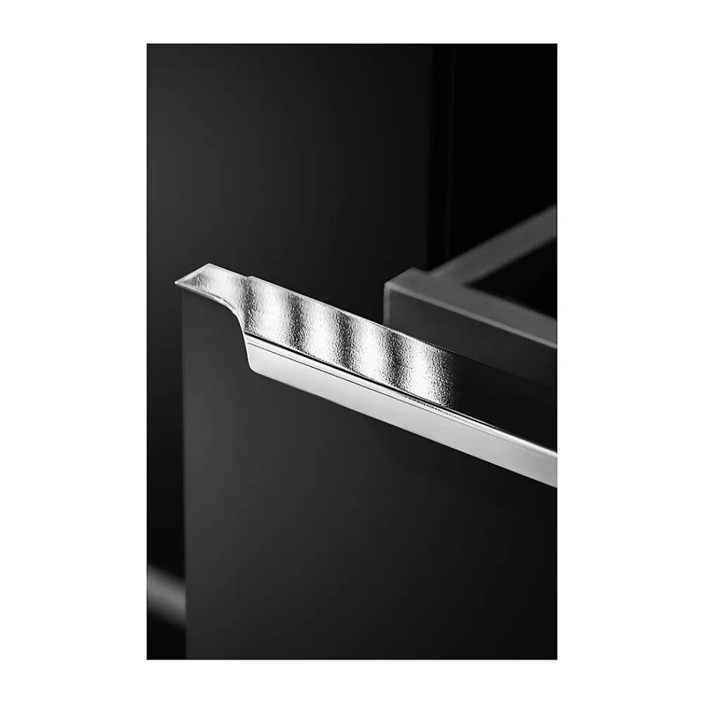 Meuble Sous-Vasque|Meublorama Meuble sous vasque VANTA 80 cm noir Meuble suspendu avec 2 tiroirs