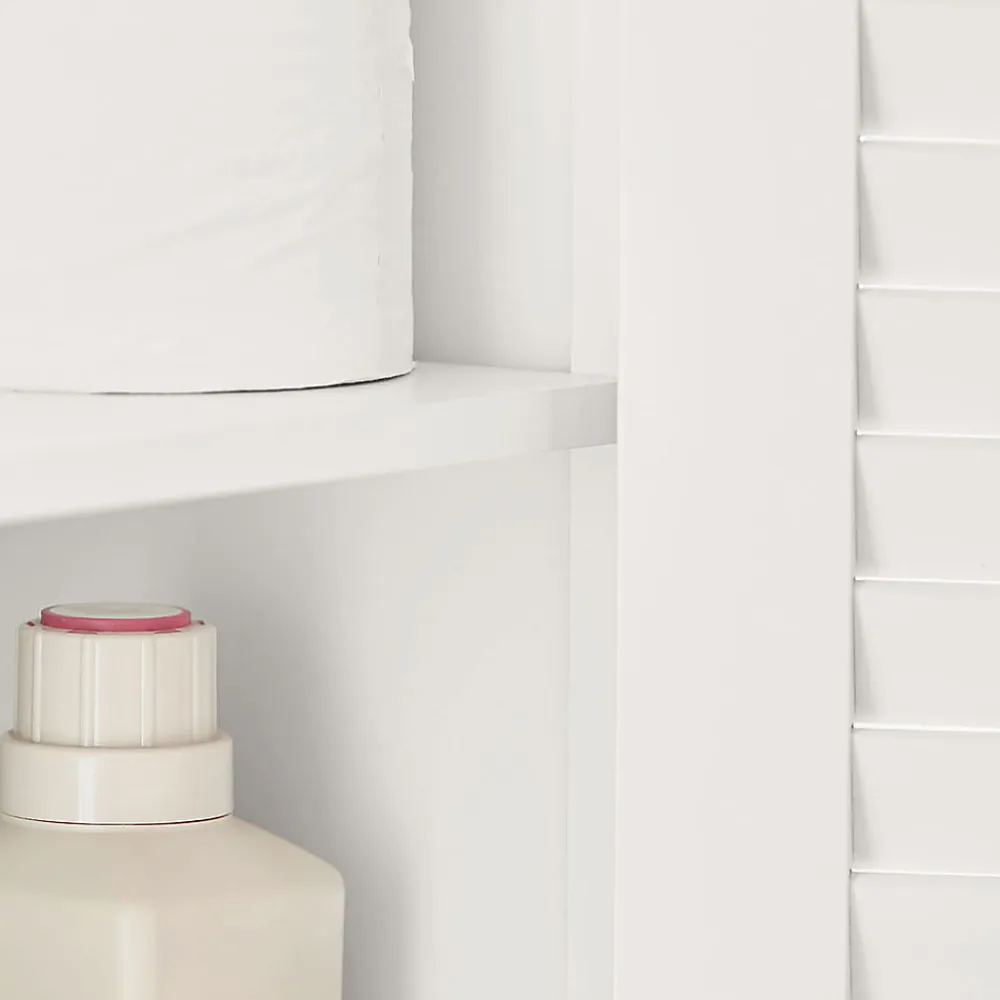 Meuble Sous Lavabo|Sobuy Meuble sous-Lavabo Meuble de Salle de Bain - 2 Portes, FRG237-II-W,