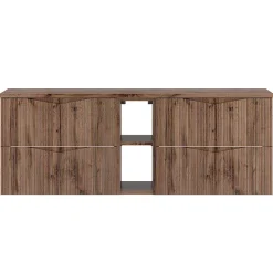 Meuble Sous-Vasque|Petits-Meubles Meuble sous-vasque 140cm 2 niches plan de toilette Tao Bois