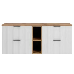 Meuble Sous-Vasque|Petits-Meubles Meuble sous-vasque 140cm 2 niches Adriel Blanc