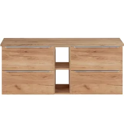 Petits-Meubles Meuble sous-vasque 140cm 2 niches April Bois