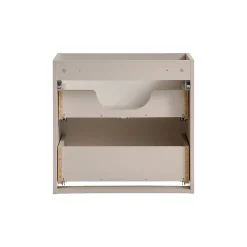 Petits-Meubles Meuble sous-vasque 140cm 4 tiroirs 1 porte Manoa Cachemire et bois