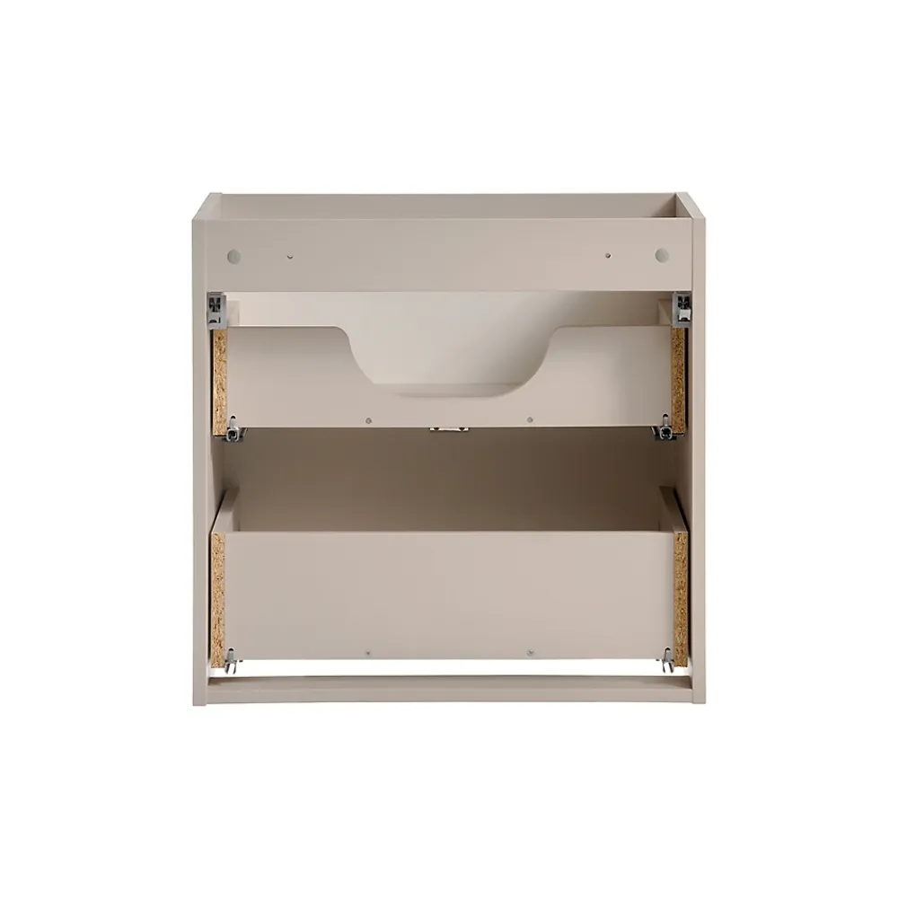 Petits-Meubles Meuble sous-vasque 140cm 4 tiroirs 1 porte Manoa Cachemire et bois