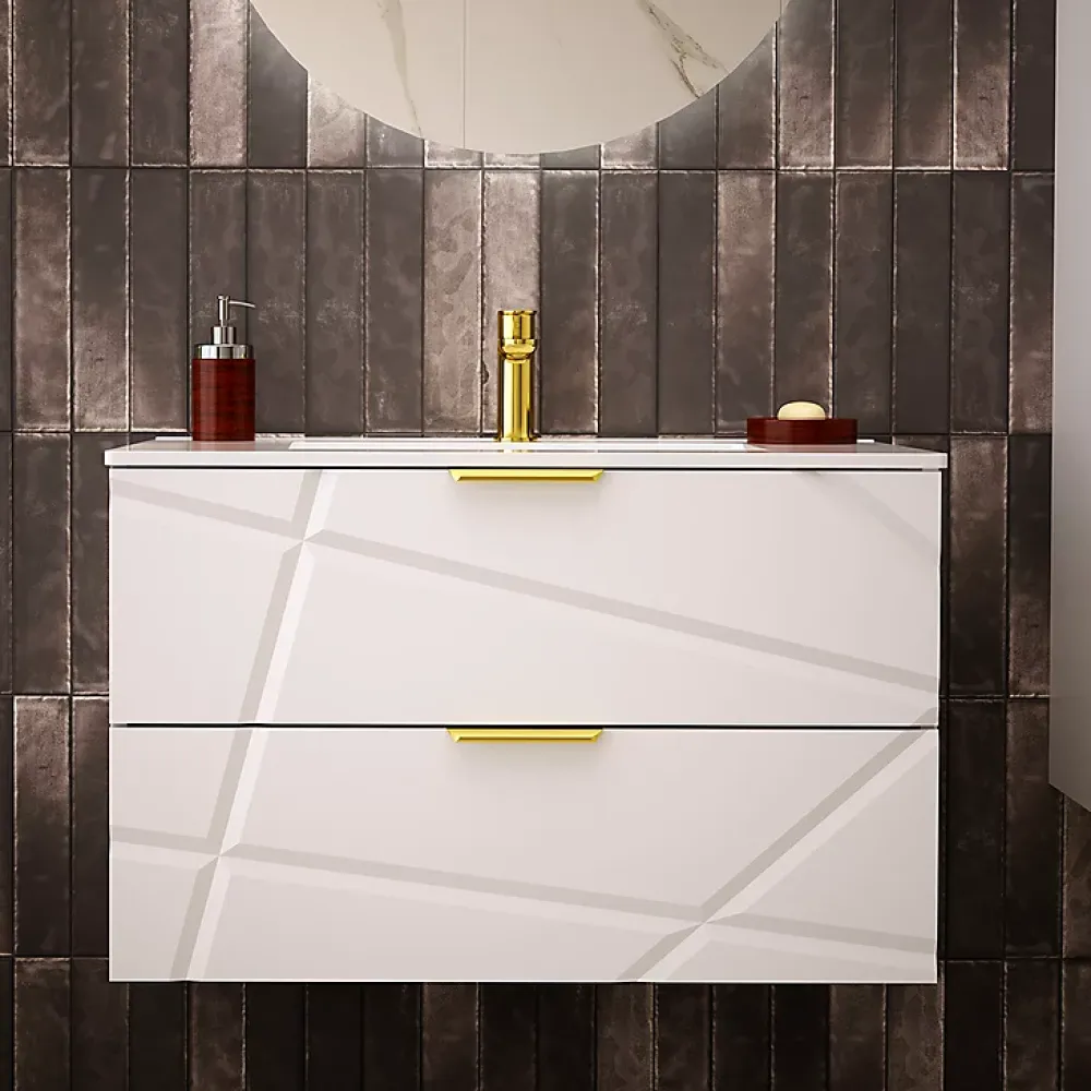 Meuble Sous-Vasque|Petits-Meubles Meuble sous-vasque 80cm Aurora Blanc