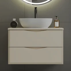 Petits-Meubles Meuble sous-vasque 80cm Ellie Cachemire