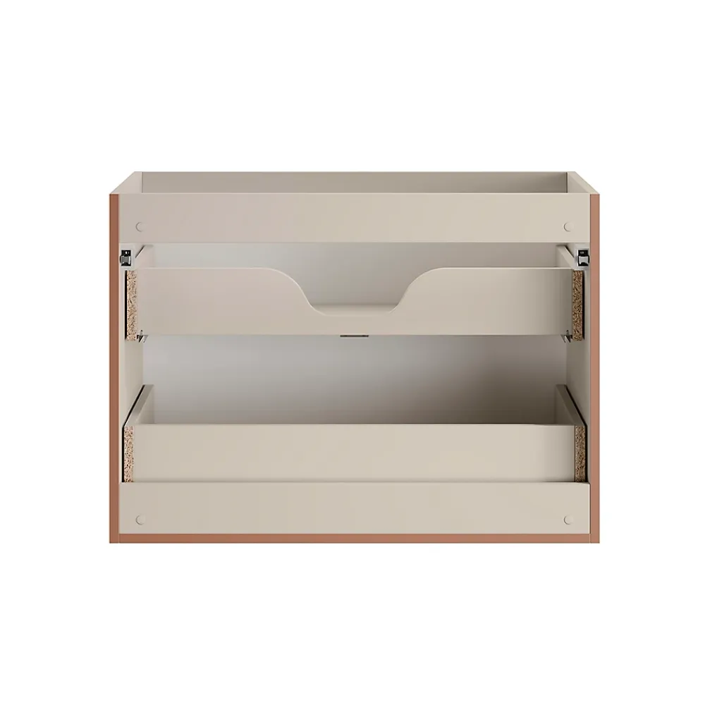 Meuble Sous-Vasque|Petits-Meubles Meuble sous-vasque 120cm panier à linge Alba Cachemire