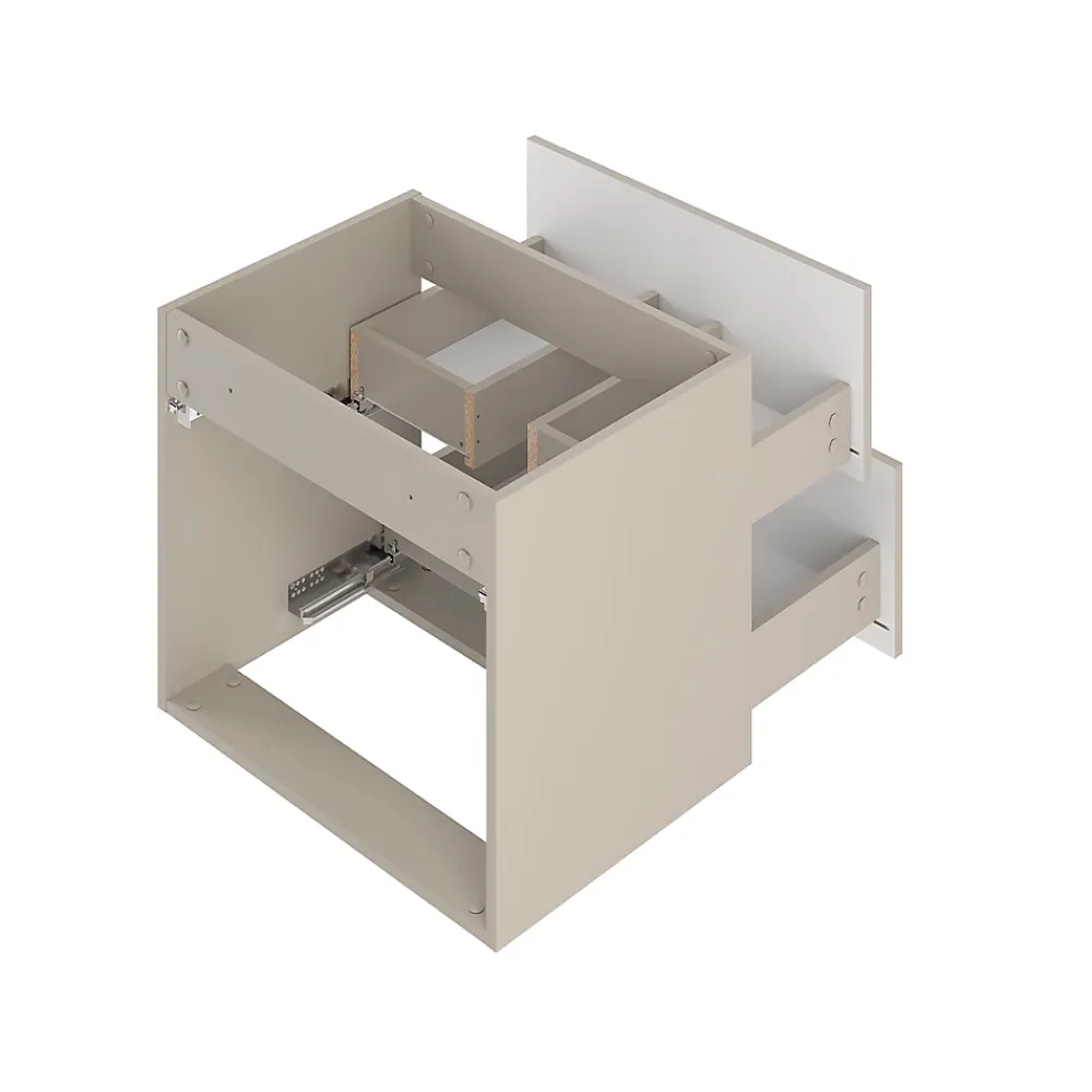Petits-Meubles Meuble sous-vasque 120cm plan de toilette Izae Cachemire