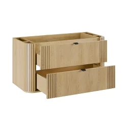 Petits-Meubles Meuble sous-vasque 100cm plan de toilette Mila Bois