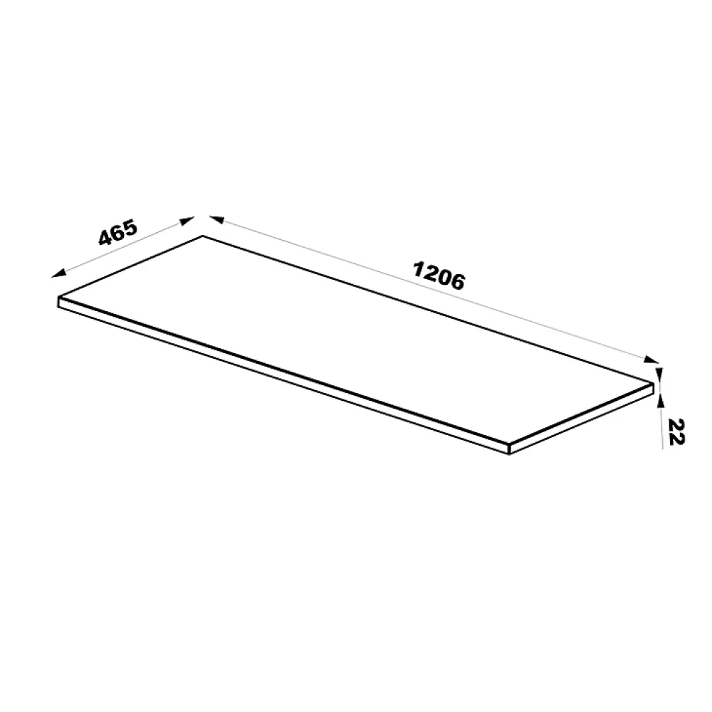 Meuble Sous-Vasque|Petits-Meubles Meuble sous-vasque 120cm plan de toilette Astrid Bois