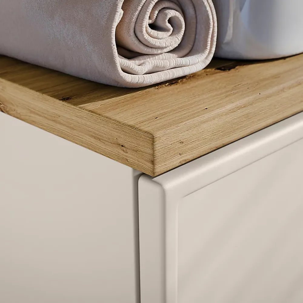 Meuble Sous-Vasque|Petits-Meubles Meuble sous-vasque 120cm plan de toilette Alba Cachemire