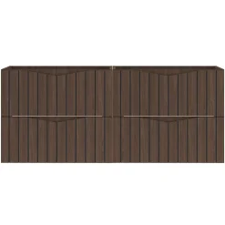 Petits-Meubles Meuble sous-vasque 120cm Siena bois et noir