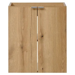 [En.Casa] Meuble sous-vasque NEWPORT 50 x 60 x 40 cm effet chêne noir en.casa