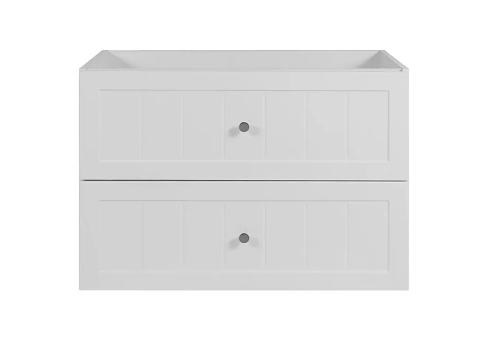 Meuble Sous Lavabo|Furnidea Meuble suspendu sous lavabo GUSTO blanc 80 cm
