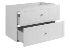 Meuble Sous Lavabo|Furnidea Meuble suspendu sous lavabo GUSTO blanc 80 cm