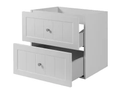 Furnidea Meuble suspendu sous lavabo GUSTO blanc 60 cm