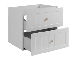 Furnidea Meuble suspendu sous lavabo GUSTO blanc 60 cm