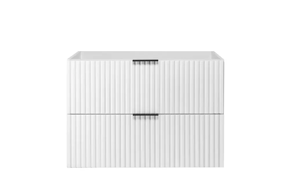 Furnidea Meuble suspendu sous lavabo FLOW blanc 80 cm