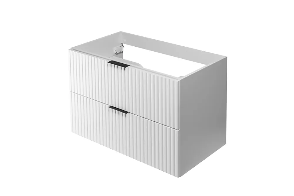 Furnidea Meuble suspendu sous lavabo FLOW blanc 80 cm