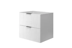 Meuble Sous Lavabo|Furnidea Meuble suspendu sous lavabo FLOW blanc 60 cm
