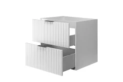 Meuble Sous Lavabo|Furnidea Meuble suspendu sous lavabo FLOW blanc 60 cm