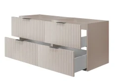 Meuble Sous Lavabo|Furnidea Meuble suspendu sous lavabo FLOW cachemire 120 cm