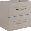 Furnidea Meuble suspendu sous lavabo CLASSIC cachemire 60 cm