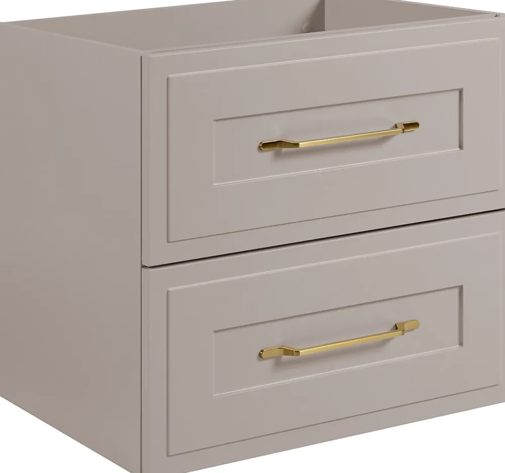 Furnidea Meuble suspendu sous lavabo CLASSIC cachemire 60 cm