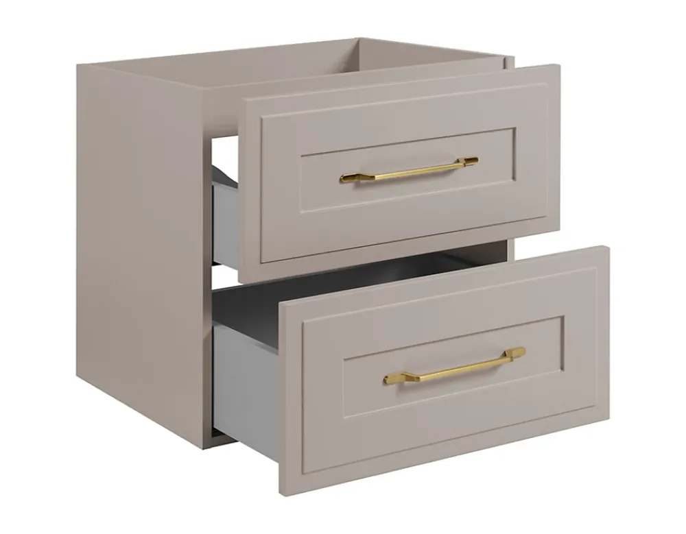 Furnidea Meuble suspendu sous lavabo CLASSIC cachemire 60 cm