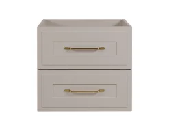 Furnidea Meuble suspendu sous lavabo CLASSIC cachemire 60 cm