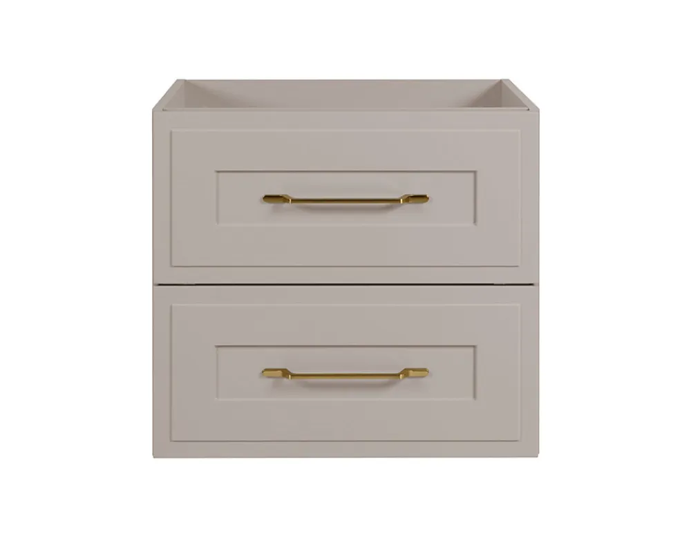 Furnidea Meuble suspendu sous lavabo CLASSIC cachemire 60 cm