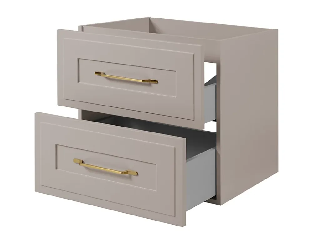 Furnidea Meuble suspendu sous lavabo CLASSIC cachemire 60 cm