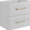 Meuble Sous Lavabo|Furnidea Meuble suspendu sous lavabo CLASSIC blanc 60 cm