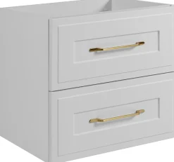 Meuble Sous Lavabo|Furnidea Meuble suspendu sous lavabo CLASSIC blanc 60 cm