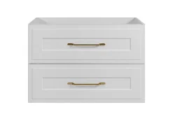 Furnidea Meuble suspendu sous lavabo CLASSIC blanc 80 cm