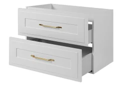 Furnidea Meuble suspendu sous lavabo CLASSIC blanc 80 cm