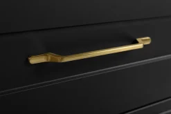 Meuble Sous Lavabo|Furnidea Meuble suspendu sous lavabo CLASSIC noir 60 cm