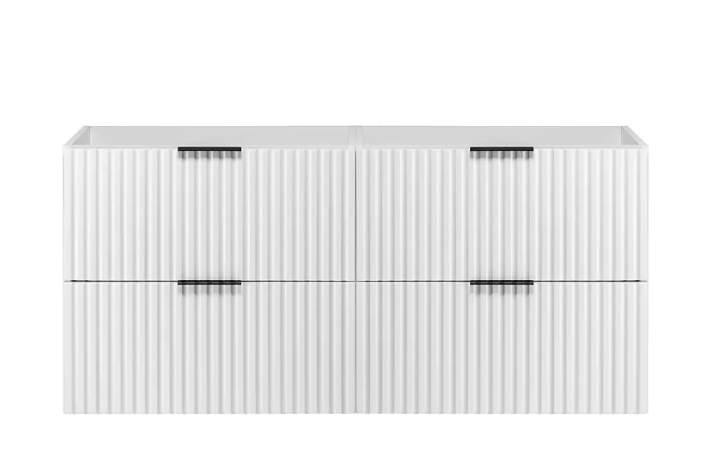 Meuble Sous Lavabo|Furnidea Meuble suspendu sous lavabo FLOW blanc 120 cm