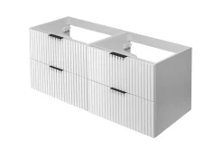 Meuble Sous Lavabo|Furnidea Meuble suspendu sous lavabo FLOW blanc 120 cm