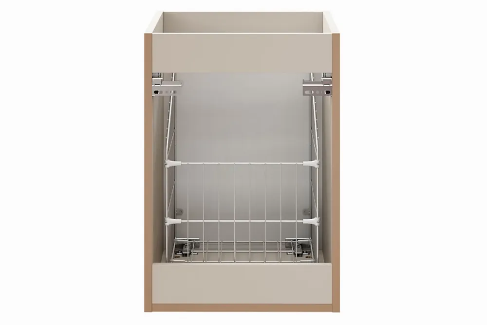 Meuble Sous-Vasque|Furnidea Meuble suspendu sous vasque avec panier à linge ADEL CACHEMIRE 160 cm