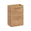 Stellameuble Meuble vasque lave main encastrable aspect bois 40cm Aruba Craft