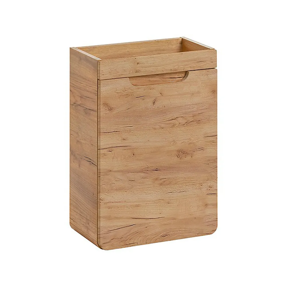 Stellameuble Meuble vasque lave main encastrable aspect bois 40cm Aruba Craft