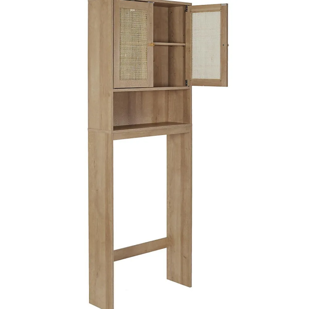 The Home Deco Factory Meuble WC cannage et bois Bali - Type: Mobilier
