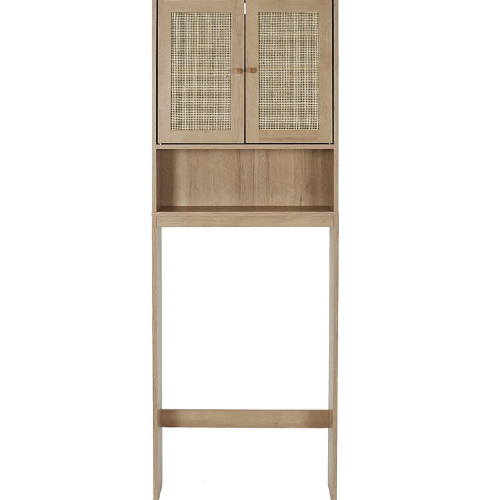 The Home Deco Factory Meuble WC cannage et bois Bali - Type: Mobilier