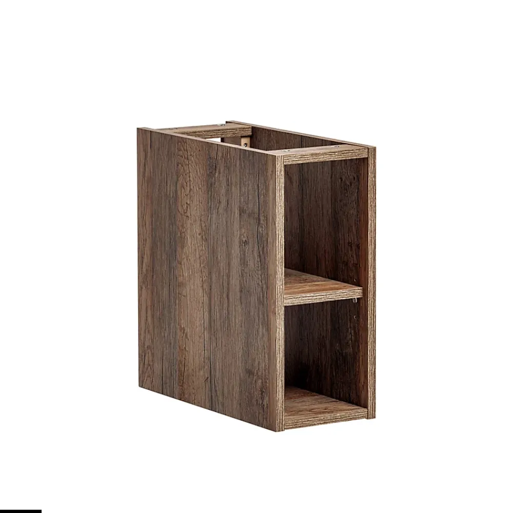 Meuble Vasque|Otitec Meubles sous vasque - 100 cm - avec Vasque à poser et Plan - BOLD OAK