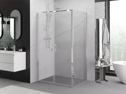 Mexen Exo cabine de douche pivotante 100 x 75 cm, transparent, chromé - 814-100-075-01-00