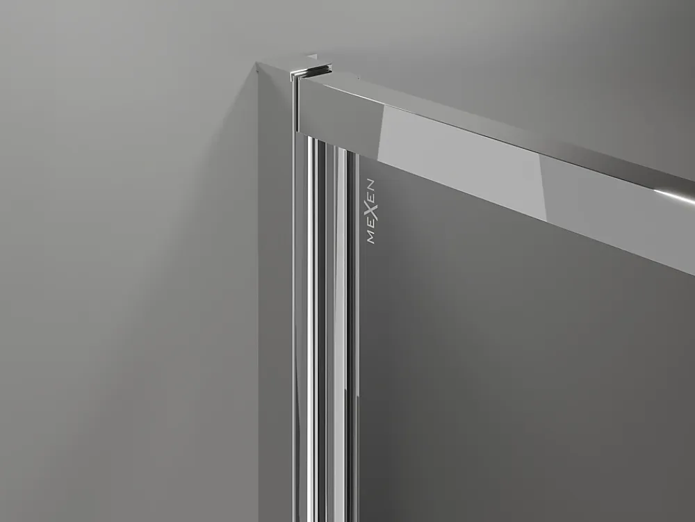 Mexen Exo cabine de douche pivotante 100 x 75 cm, transparent, chromé - 814-100-075-01-00