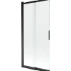Mexen Fox paroi de douche 2 volets coulissante 85 x 150 cm, transparent, noir - 891-085-002-70-00