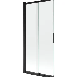 Mexen Fox paroi de douche 2 volets coulissante 85 x 150 cm, transparent, noir - 891-085-002-70-00